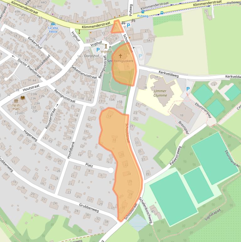 Kaart van postcodegebied 6343CE.