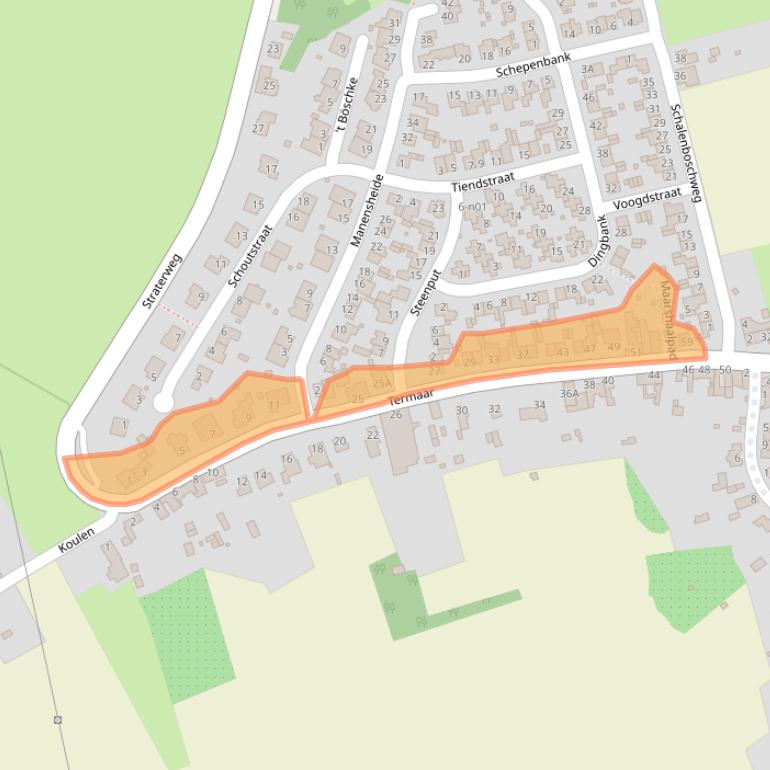 Kaart van postcodegebied 6343CL.