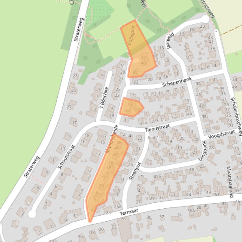 Kaart van postcodegebied 6343CR.
