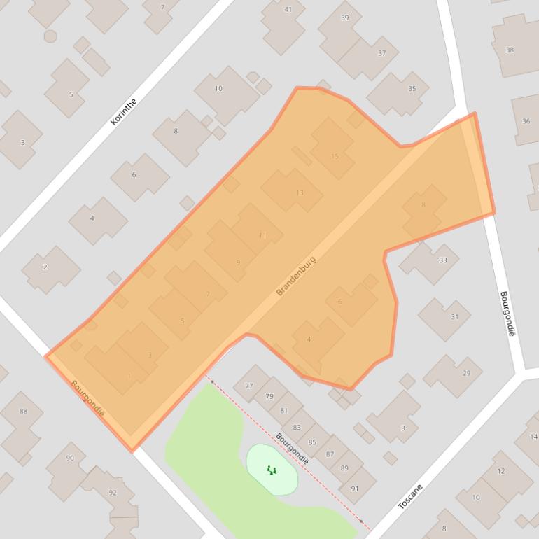 Kaart van postcodegebied 6343DH.