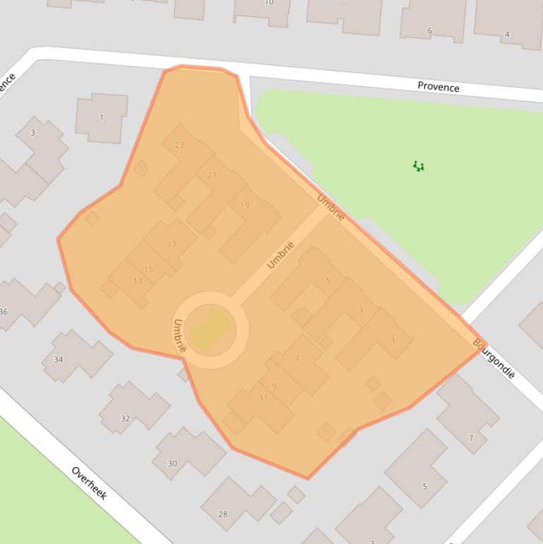 Kaart van postcodegebied 6343DL.