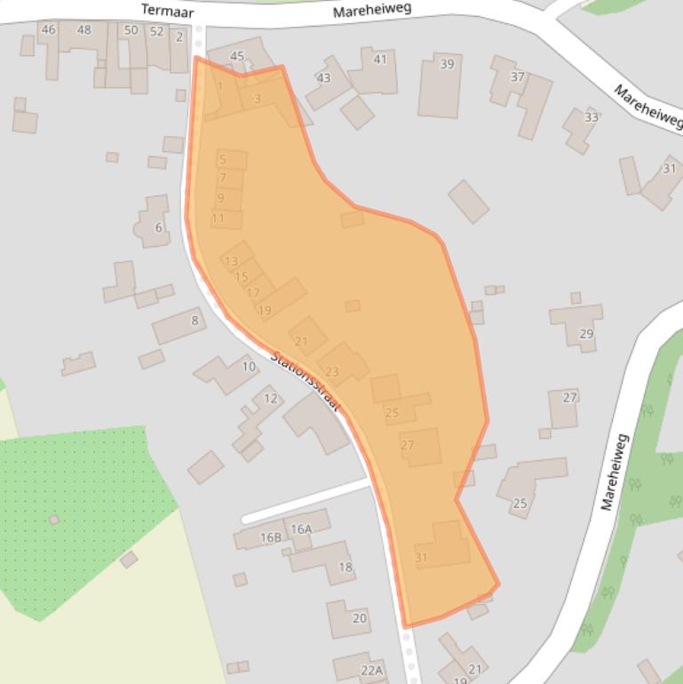 Kaart van postcodegebied 6343EJ.