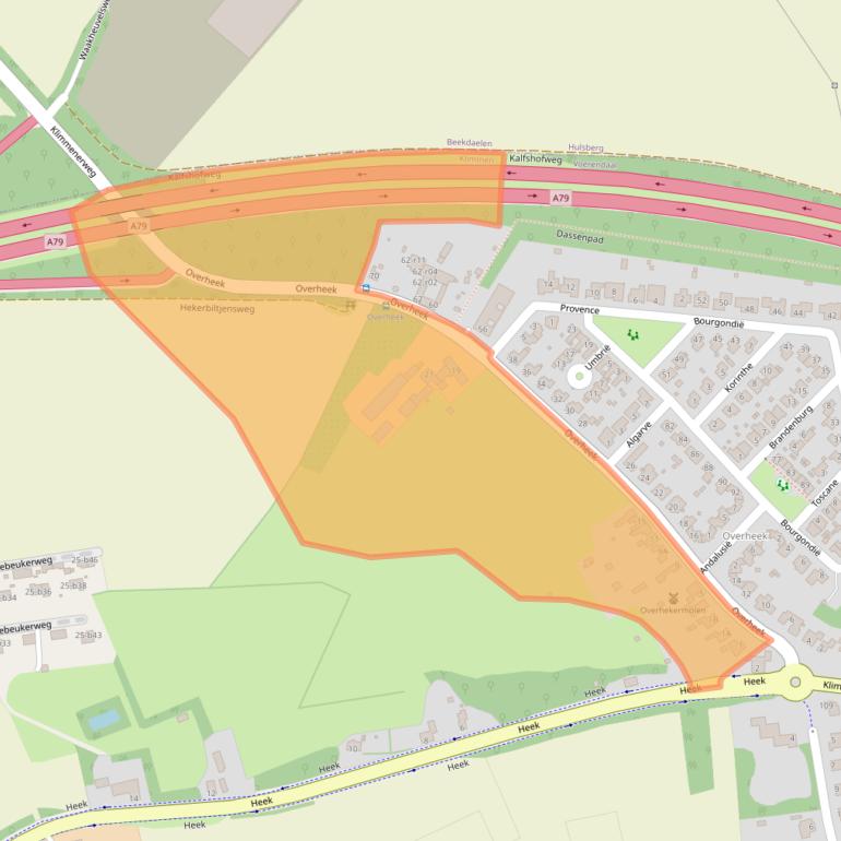 Kaart van postcodegebied 6343PB.