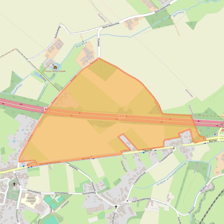 Kaart van postcodegebied 6343PE.