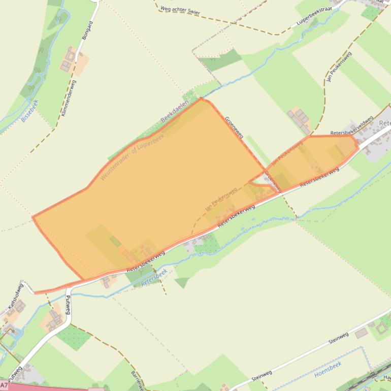 Kaart van postcodegebied 6343PH.