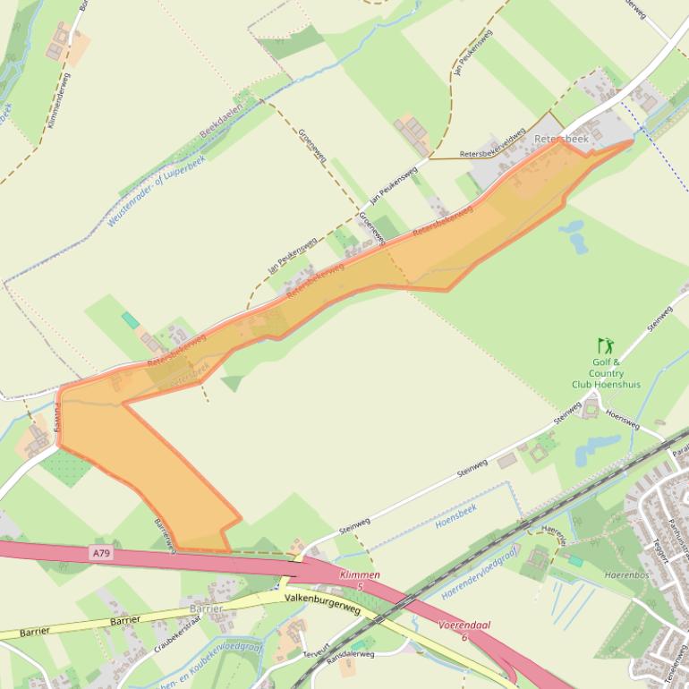 Kaart van postcodegebied 6343PK.