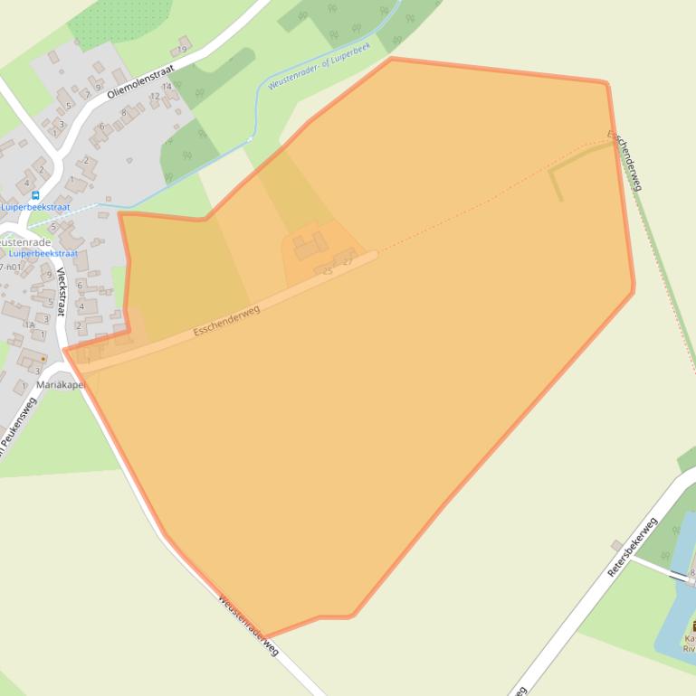 Kaart van postcodegebied 6343PN.