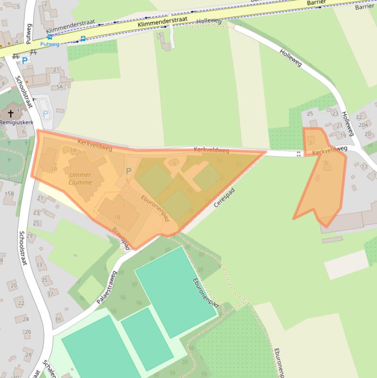 Kaart van postcodegebied 6343RJ.