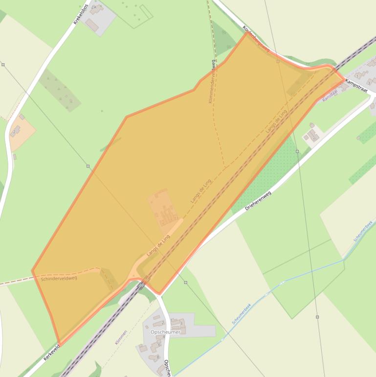 Kaart van postcodegebied 6343RN.