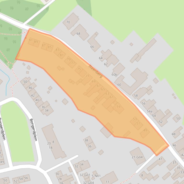 Kaart van postcodegebied 6351AR.