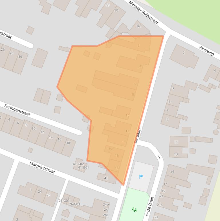 Kaart van postcodegebied 6351BK.