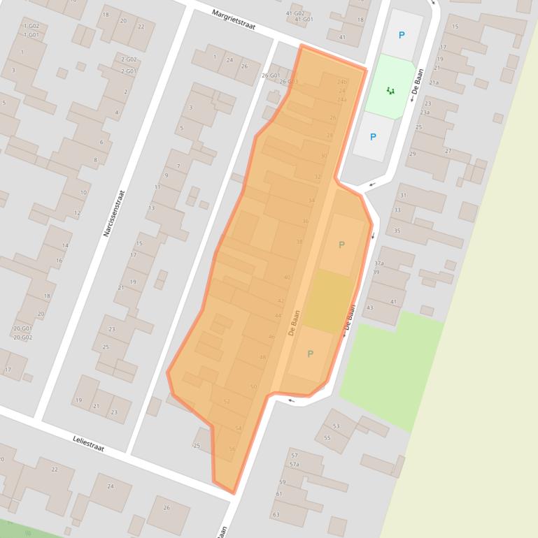 Kaart van postcodegebied 6351BL.