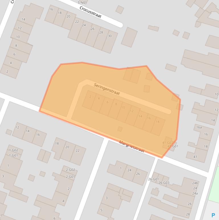 Kaart van postcodegebied 6351CC.