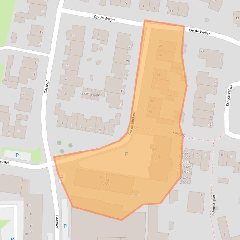 Kaart van postcodegebied 6351CR.