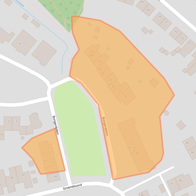 Kaart van postcodegebied 6351EB.