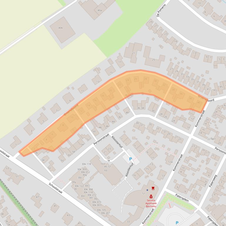 Kaart van postcodegebied 6351ED.