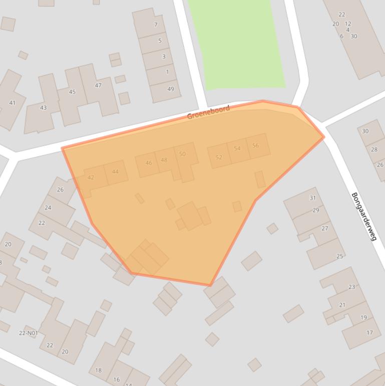 Kaart van postcodegebied 6351EE.