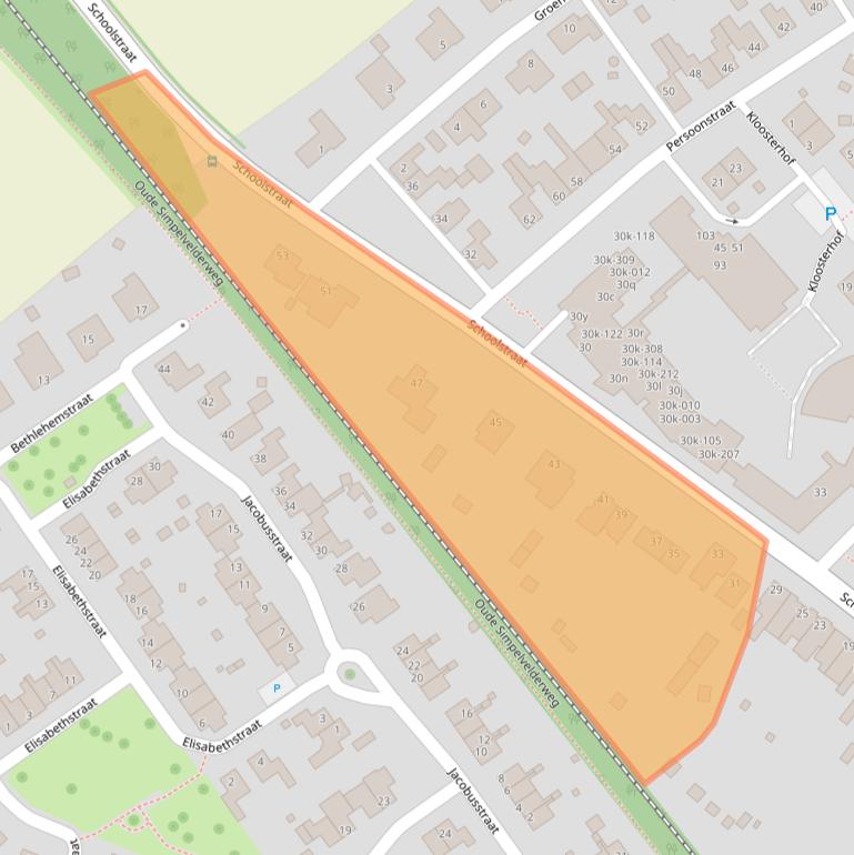 Kaart van postcodegebied 6351EH.