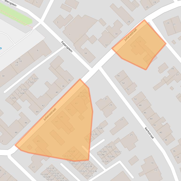 Kaart van postcodegebied 6351GB.