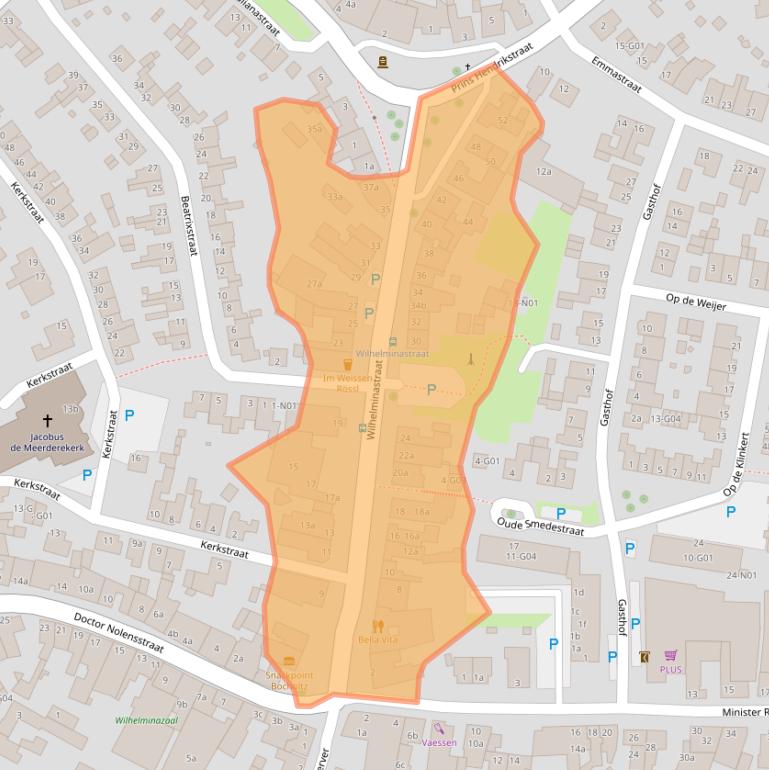 Kaart van postcodegebied 6351GN.