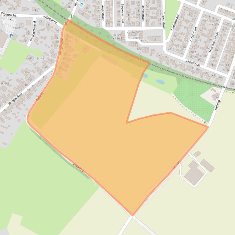 Kaart van postcodegebied 6351HA.