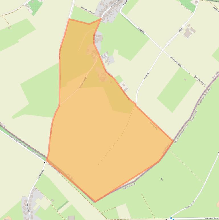 Kaart van postcodegebied 6351HG.