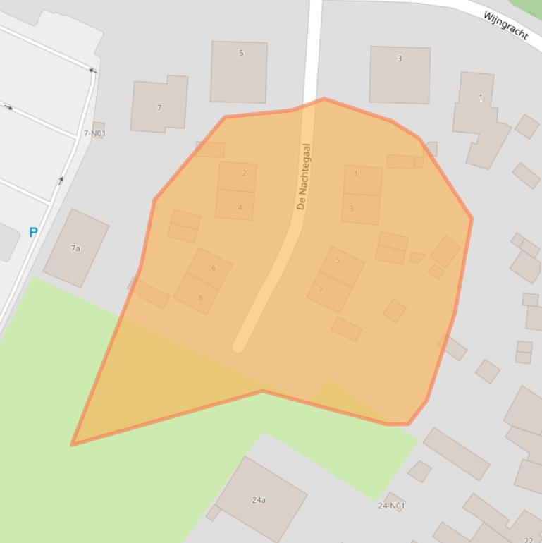 Kaart van postcodegebied 6351HM.