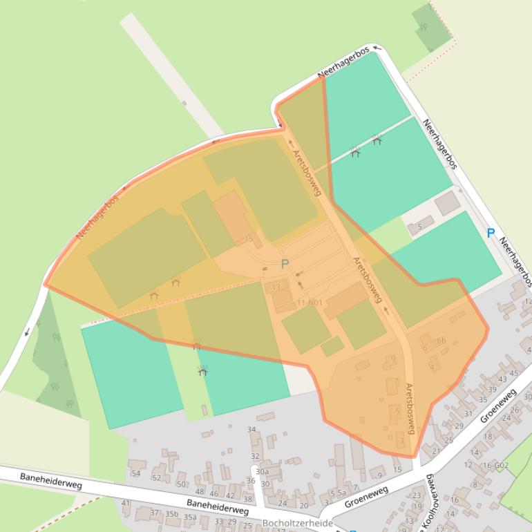 Kaart van postcodegebied 6351JN.