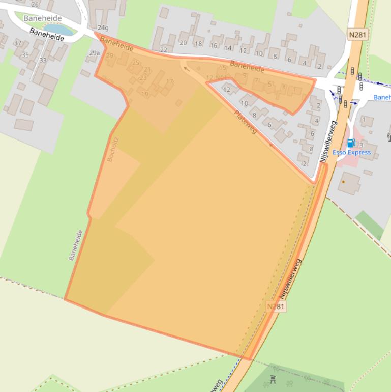 Kaart van postcodegebied 6351JV.