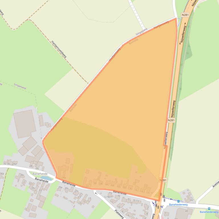 Kaart van postcodegebied 6351JW.