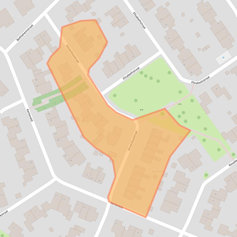 Kaart van postcodegebied 6351LE.