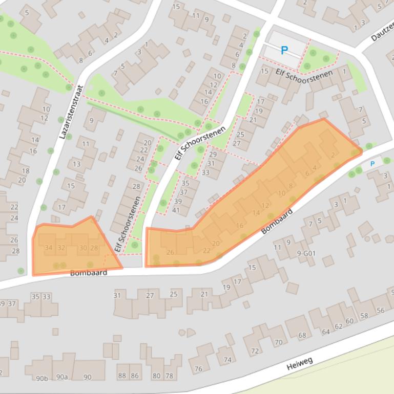 Kaart van postcodegebied 6351MB.