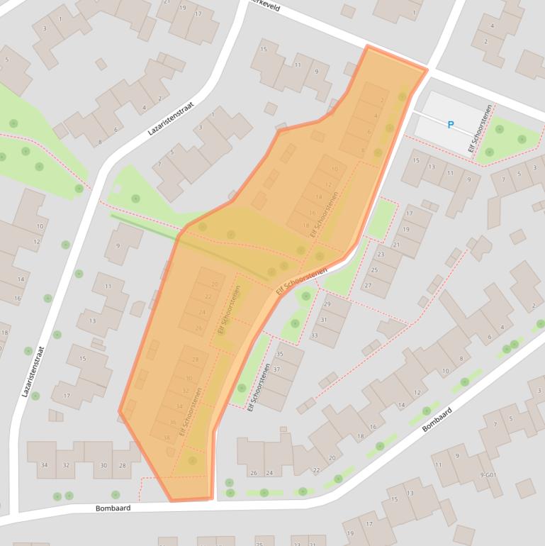 Kaart van postcodegebied 6351MD.