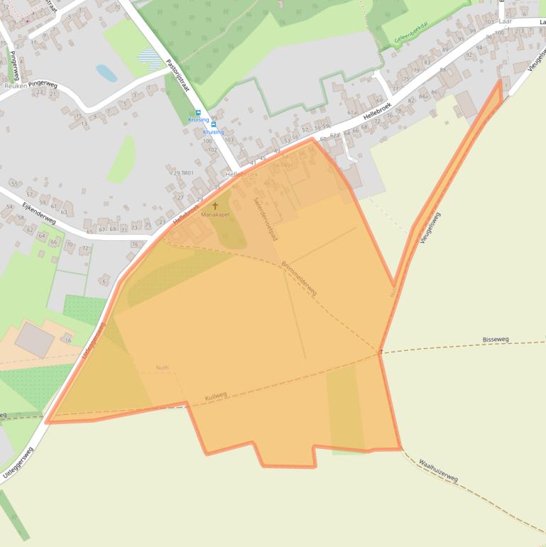 Kaart van postcodegebied 6361AC.