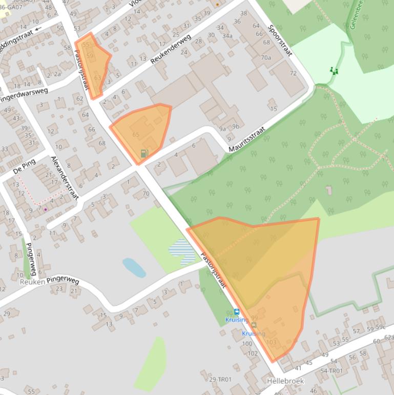 Kaart van postcodegebied 6361AH.