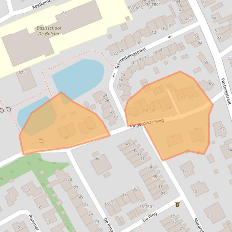 Kaart van postcodegebied 6361AT.