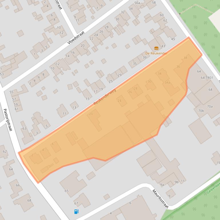 Kaart van postcodegebied 6361AX.