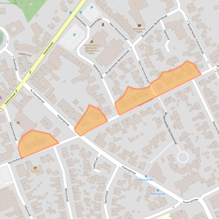 Kaart van postcodegebied 6361BB.