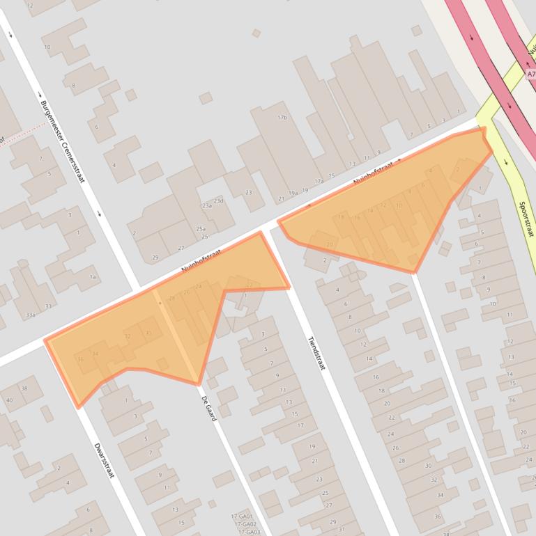 Kaart van postcodegebied 6361BC.