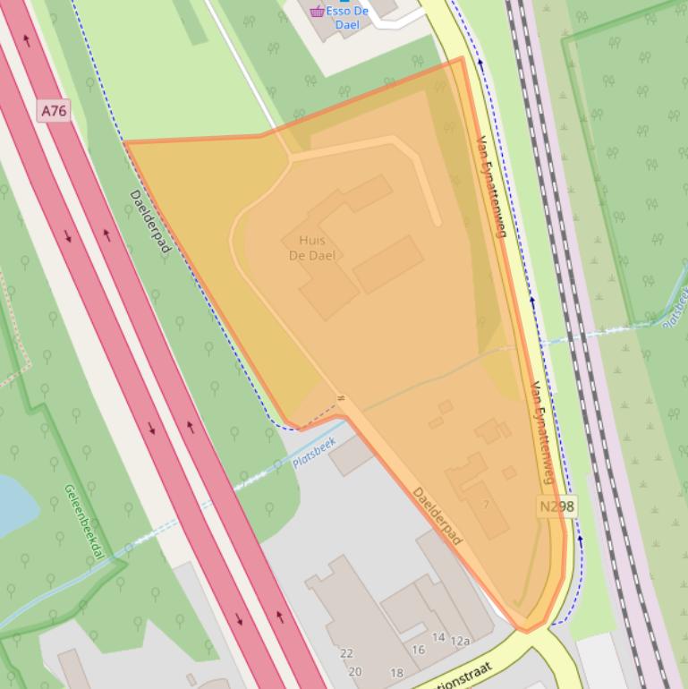 Kaart van postcodegebied 6361BJ.