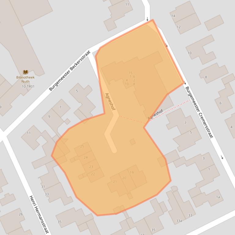 Kaart van postcodegebied 6361BN.