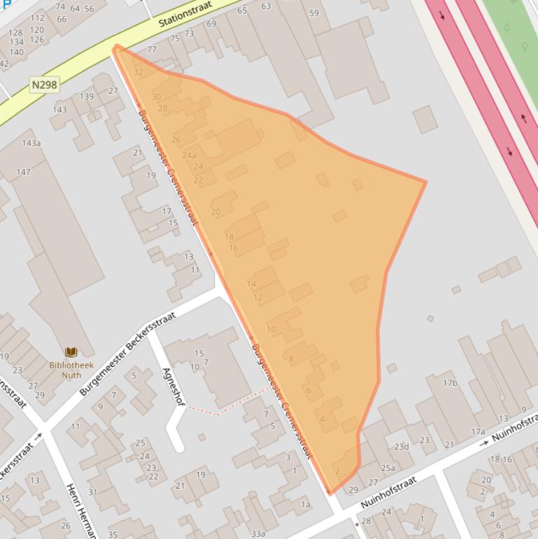 Kaart van postcodegebied 6361BR.