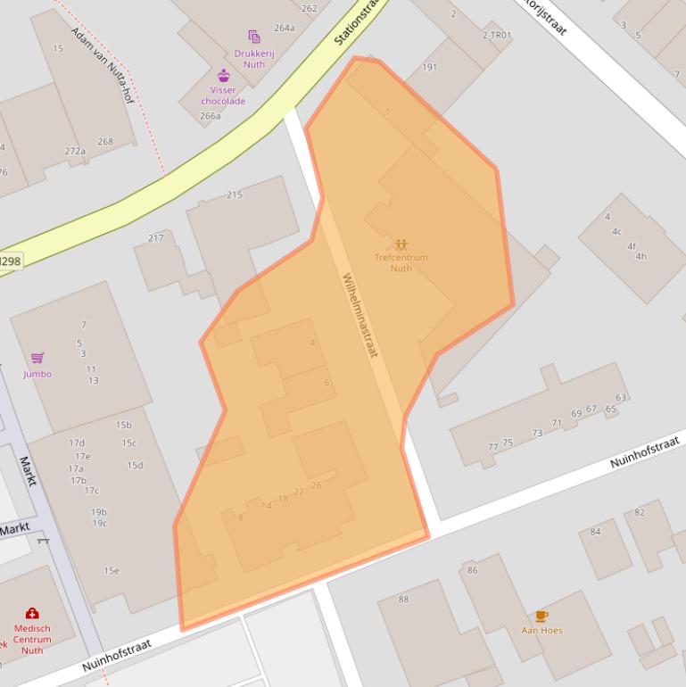 Kaart van postcodegebied 6361CA.