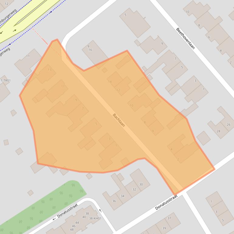 Kaart van postcodegebied 6361CL.