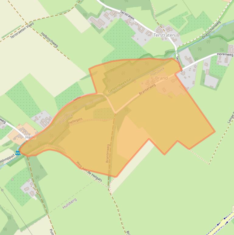 Kaart van postcodegebied 6361DA.