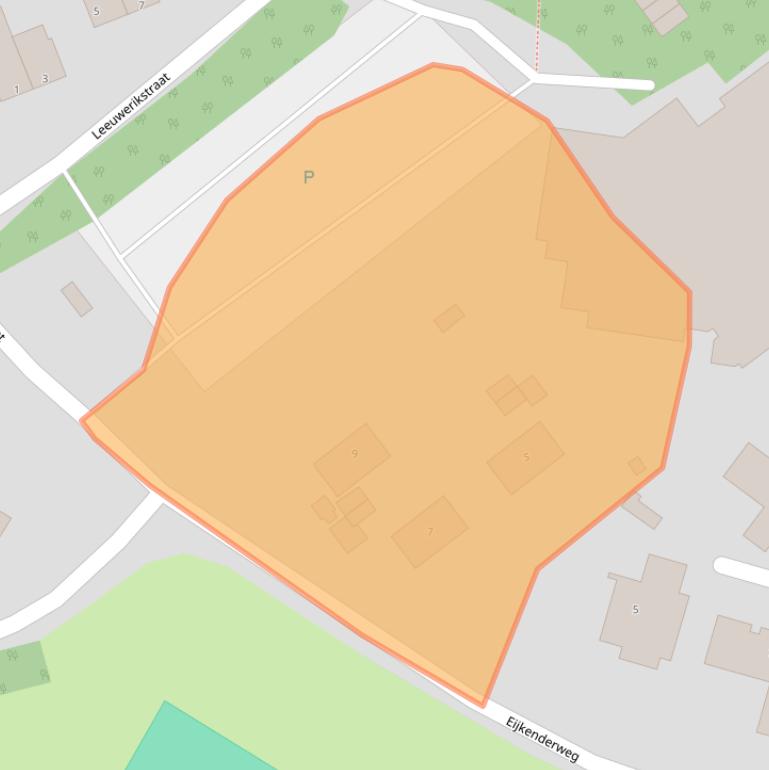 Kaart van postcodegebied 6361DE.