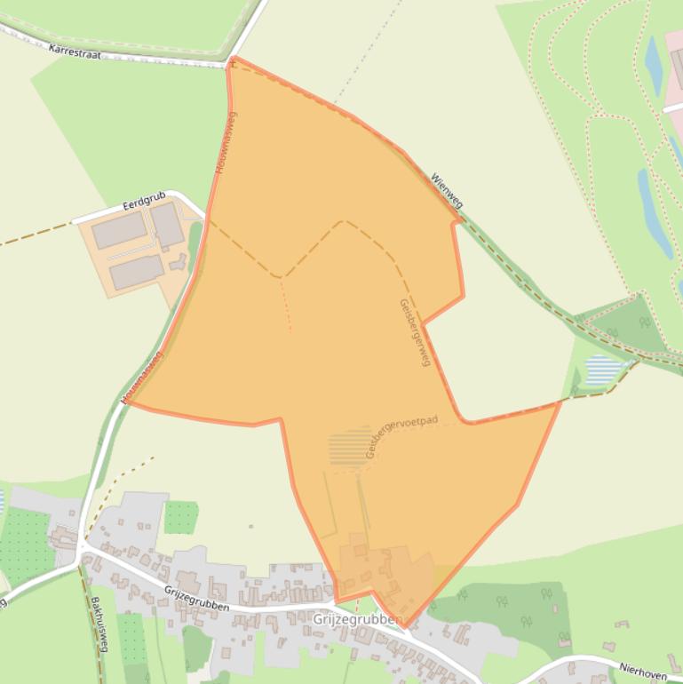 Kaart van postcodegebied 6361DV.