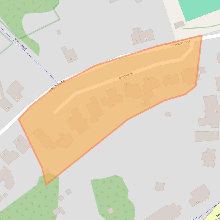 Kaart van postcodegebied 6361EH.