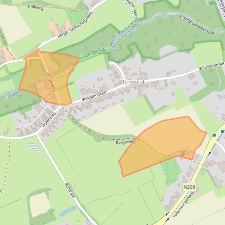 Kaart van postcodegebied 6361GA.