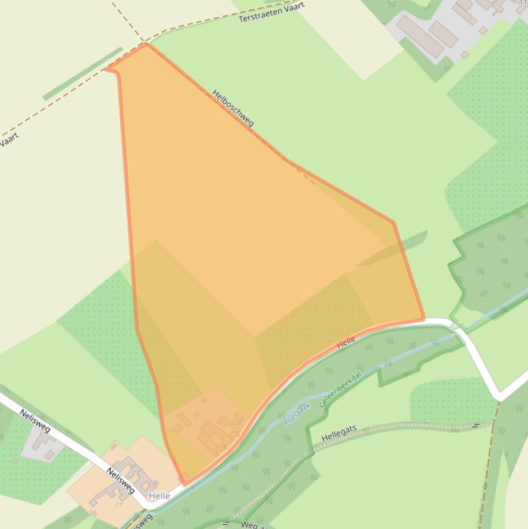 Kaart van postcodegebied 6361GH.